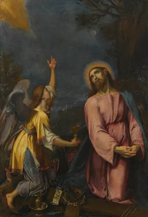 Agony In The Garden Oil painting by Jacopo Ligozzi