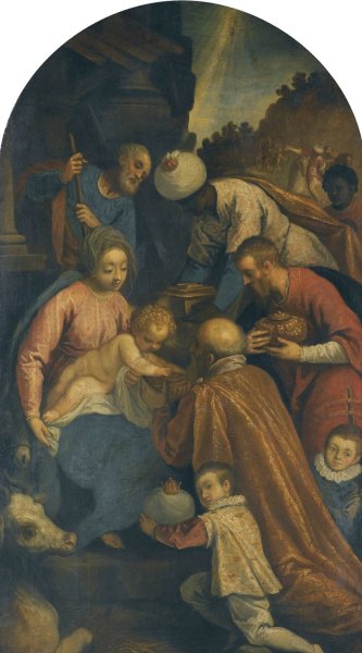 Main Product Photo of Adoration Of The Magi Painting by Jacopo Palma Il Giovane