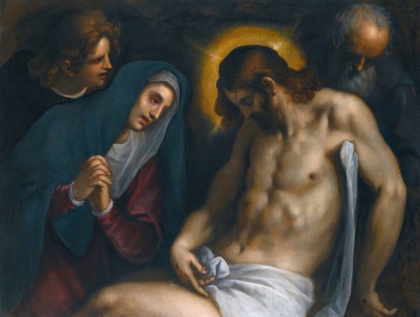 Main Product Photo of The Deposition Painting by Jacopo Palma Il Vecchio