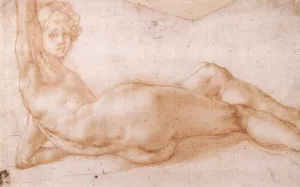 Hermaphrodite Figure Oil painting by Jacopo Pontormo