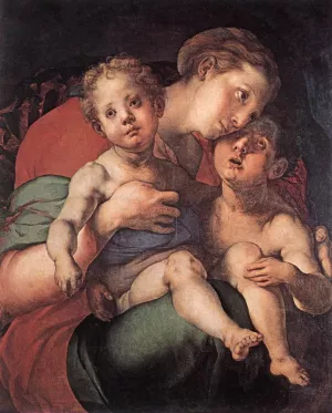 Madonna and Child with the Young St John painting by Jacopo Pontormo