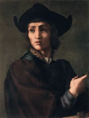 Portrait of an Engraver of Semi-Precious Stones Oil painting by Jacopo Pontormo