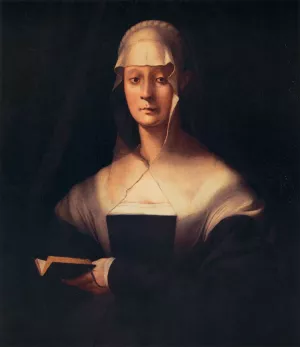 Portrait of Maria Salviati by Jacopo Pontormo - Oil Painting Reproduction