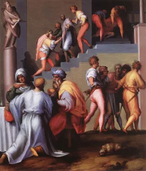 Punishment of the Baker by Jacopo Pontormo - Oil Painting Reproduction