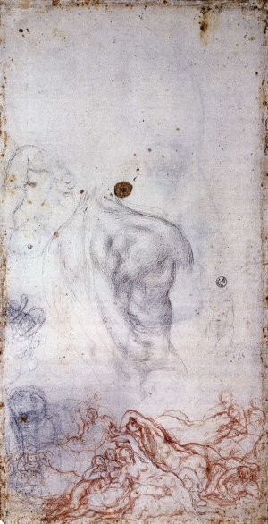 Study for the Deluge Oil painting by Jacopo Pontormo