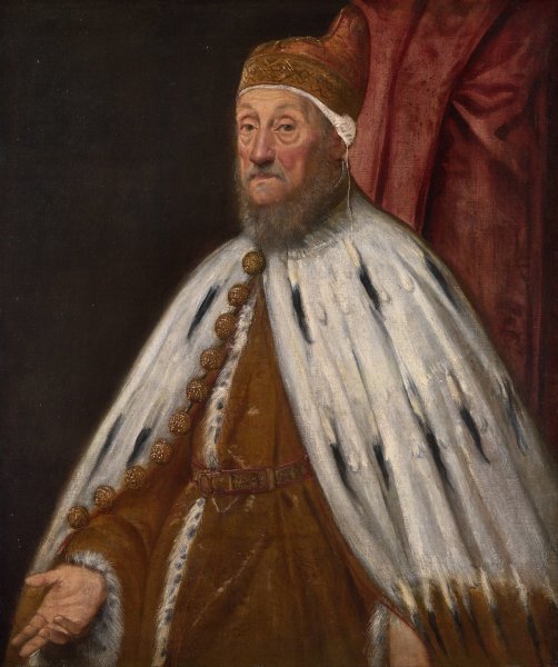 Main Product Photo of Doge Pietro Loredano Painting by Jacopo Tintoretto