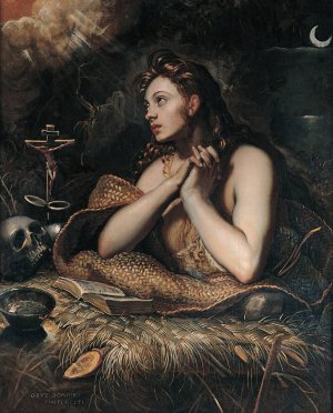 Penitent Magdalene by Jacopo Tintoretto Oil Painting