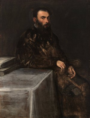 Portrait of a Man by Jacopo Tintoretto Oil Painting