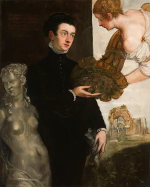 Portrait of Ottavio Strada Oil painting by Jacopo Tintoretto