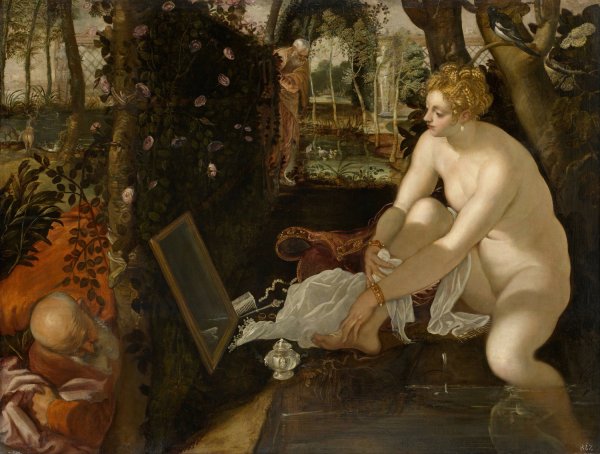 Main Product Photo of Susanna And The Elders Painting by Jacopo Tintoretto
