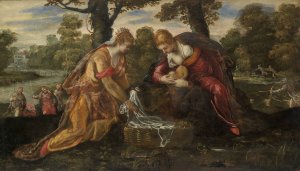 The Finding of Moses by Jacopo Tintoretto Oil Painting