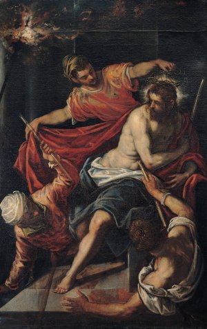 The Flagellation by Jacopo Tintoretto Oil Painting