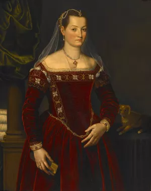 Portrait of a Lady Oil painting by Jacopo Zucchi
