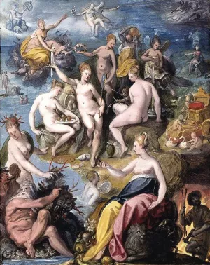 The Four Elements by Jacopo Zucchi Oil Painting