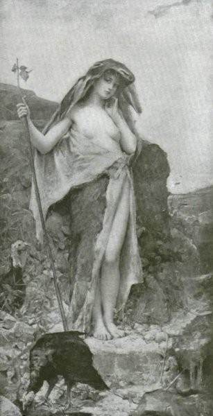 Main Product Photo of An Ass Skin Painting by Jacqueline Comerre-Paton