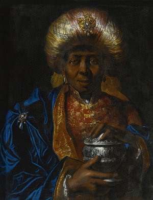 The Magus Balthazar by Jacques-Albert Gerin Oil Painting