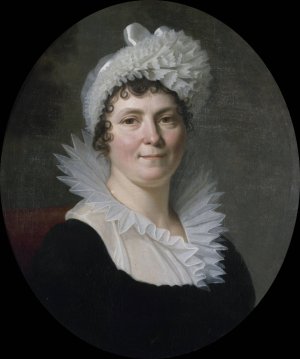 Portrait de Madame Gohier by Jacques Augustin Pajou Oil Painting