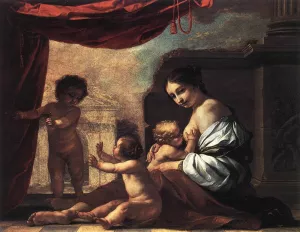 Allegory of Charity by Jacques Blanchard Oil Painting