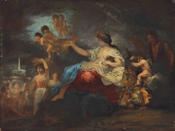 Ceres  by Jacques Blanchard - Hand-Painted Oil Painting Reproduction