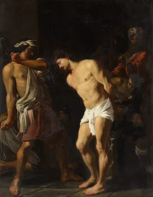 Flagellation of Christ by Jacques Blanchard Oil Painting