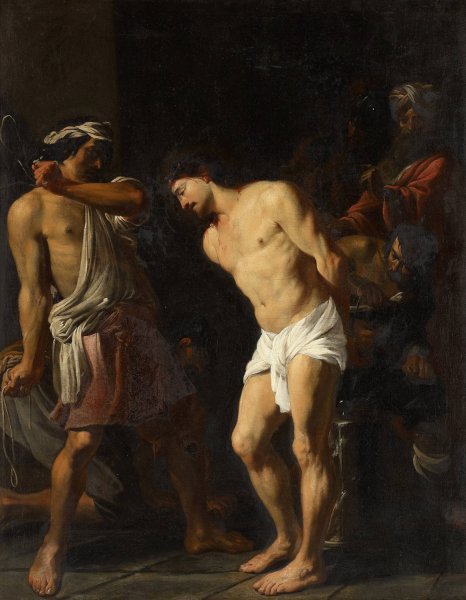 Main Product Photo of Flagellation of Christ  Painting by Jacques Blanchard