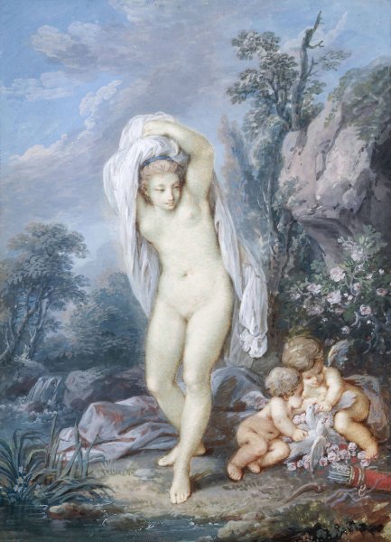 Main Product Photo of Le Bain de Venus Painting by Jacques Charlier