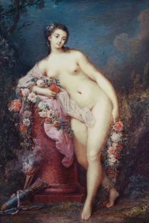 Venus accoudee a une colonne by Jacques Charlier Oil Painting