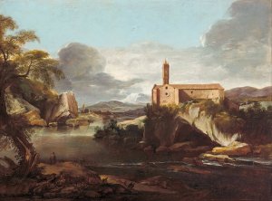 Rocky Valley by Jacques Courtois Oil Painting