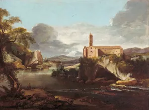 Rocky Valley by Jacques Courtois Oil Painting