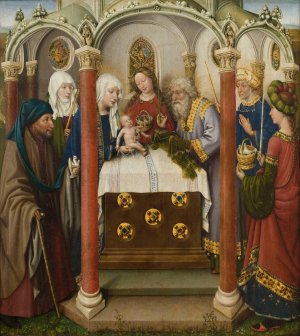La Presentation au Temple by Jacques Daret Oil Painting