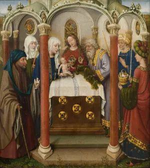 La Presentation au Temple by Jacques Daret Oil Painting