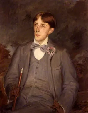 Aubrey Beardsley by Jacques Emile Blance - Oil Painting Reproduction