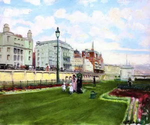Brighton painting by Jacques Emile Blance