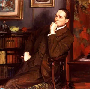 Harley Granville-Barker painting by Jacques Emile Blance