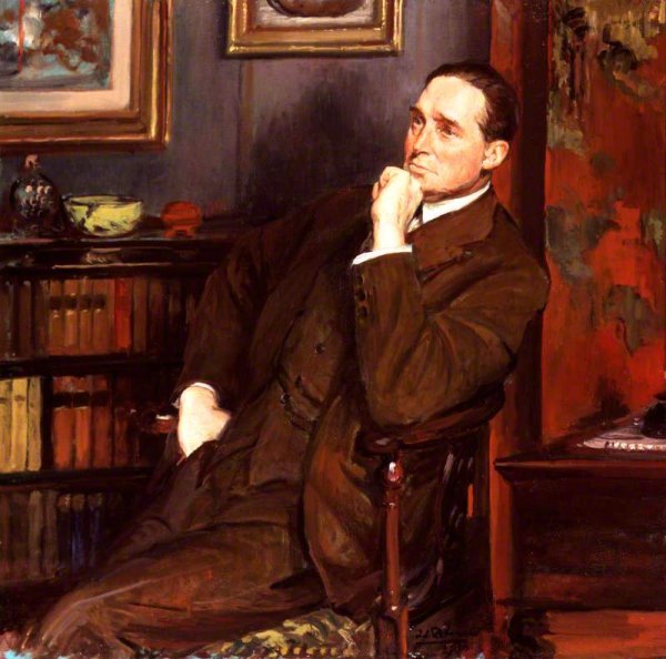 Main Product Photo of Harley Granville-Barker Painting by Jacques Emile Blance