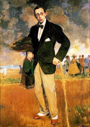Portrait of Igor Stravinsky by Jacques Emile Blance Oil Painting