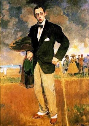 Portrait of Igor Stravinsky by Jacques Emile Blance Oil Painting