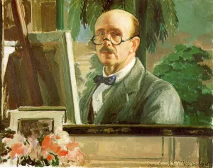 Self-Portrait Oil painting by Jacques Emile Blance