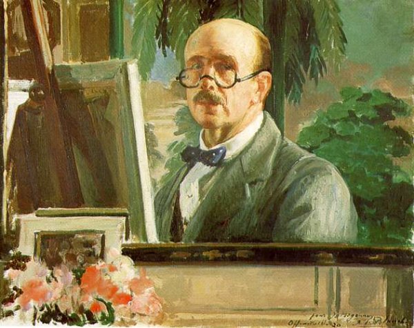 Main Product Photo of Self-Portrait Painting by Jacques Emile Blance