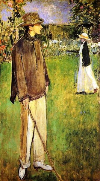 Main Product Photo of Study for a Full Length Portrait of Jean Cocteau Painting by Jacques Emile Blance