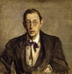 Study for a Portrait of Igor Stravinsky by Jacques Emile Blance Oil Painting