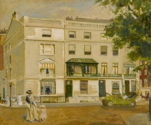 Cadogan Place, Belgravia, London by Jacques-Emile Blanche Oil Painting