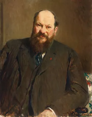 Dr. Antoine Leon Florand by Jacques-Emile Blanche Oil Painting