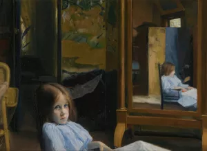 Fillette by Jacques-Emile Blanche Oil Painting