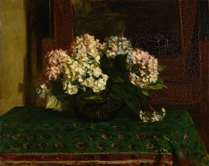 Hortensias by Jacques-Emile Blanche Oil Painting