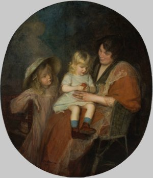La mandarine by Jacques-Emile Blanche Oil Painting