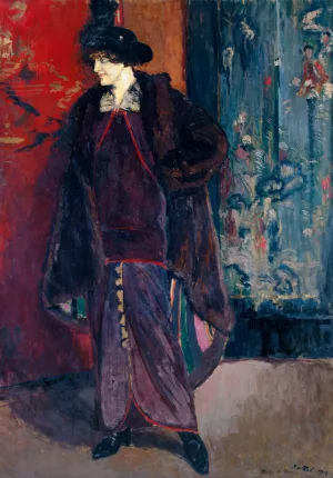 Portrait de Daisy de Broglie by Jacques-Emile Blanche Oil Painting