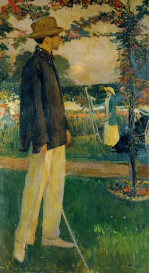Portrait de Jean Cocteau by Jacques-Emile Blanche Oil Painting