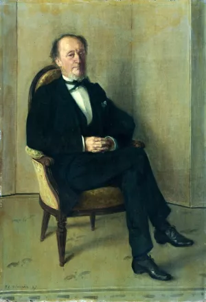 Portrait de John Lemoine by Jacques-Emile Blanche Oil Painting