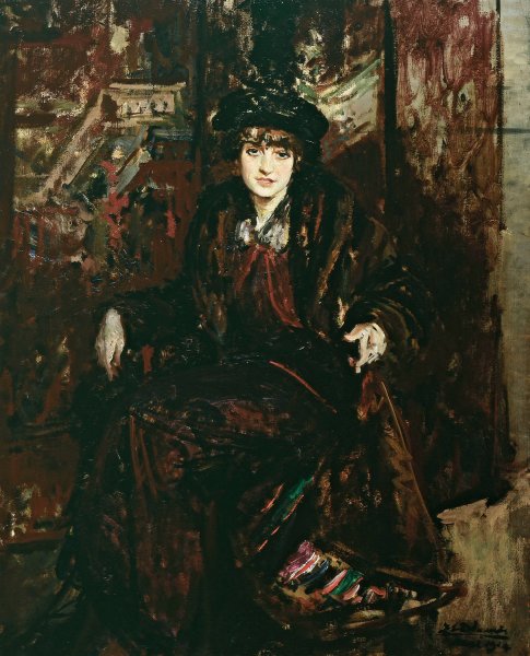 Portrait de Marguerite Decazes de Glucksbierg, princesse Jean de Broglie  by Jacques-Emile Blanche - Hand-Painted Oil Painting Reproduction